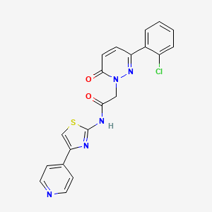 2-[3-(2-chlorophenyl)-6-oxopyridazin-1(6H)-yl]-N-[(2Z)-4-(pyridin-4-yl)-1,3-thiazol-2(3H)-ylidene]acetamide