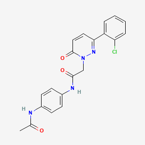 N-[4-(acetylamino)phenyl]-2-[3-(2-chlorophenyl)-6-oxopyridazin-1(6H)-yl]acetamide