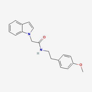 2-(1H-indol-1-yl)-N-(4-methoxyphenethyl)acetamide