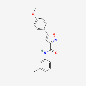 N-(3,4-dimethylphenyl)-5-(4-methoxyphenyl)-3-isoxazolecarboxamide