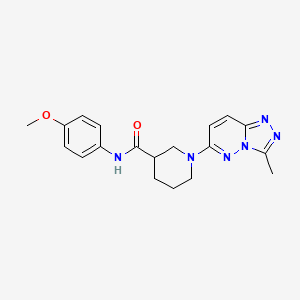 N-(4-methoxyphenyl)-1-(3-methyl[1,2,4]triazolo[4,3-b]pyridazin-6-yl)piperidine-3-carboxamide