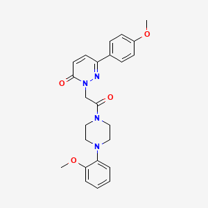 6-(4-methoxyphenyl)-2-{2-[4-(2-methoxyphenyl)piperazino]-2-oxoethyl}-3(2H)-pyridazinone