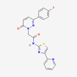 2-[3-(4-fluorophenyl)-6-oxopyridazin-1(6H)-yl]-N-[(2Z)-4-(pyridin-2-yl)-1,3-thiazol-2(3H)-ylidene]acetamide