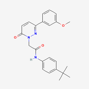 N-(4-tert-butylphenyl)-2-[3-(3-methoxyphenyl)-6-oxopyridazin-1(6H)-yl]acetamide