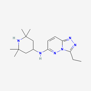 3-ethyl-N-(2,2,6,6-tetramethylpiperidin-4-yl)[1,2,4]triazolo[4,3-b]pyridazin-6-amine