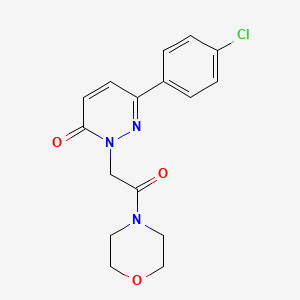 6-(4-chlorophenyl)-2-(2-morpholino-2-oxoethyl)-3(2H)-pyridazinone