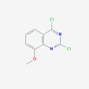 molecular formula C9H6Cl2N2O B045189 2,4-二氯-8-甲氧基喹唑啉 CAS No. 61948-60-5