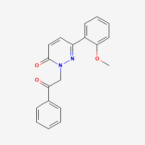 6-(2-methoxyphenyl)-2-(2-oxo-2-phenylethyl)pyridazin-3(2H)-one