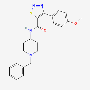 N-(1-benzylpiperidin-4-yl)-4-(4-methoxyphenyl)-1,2,3-thiadiazole-5-carboxamide