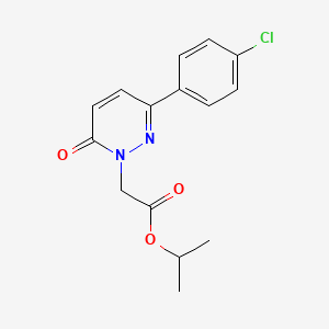 Isopropyl 2-(3-(4-chlorophenyl)-6-oxopyridazin-1(6H)-yl)acetate