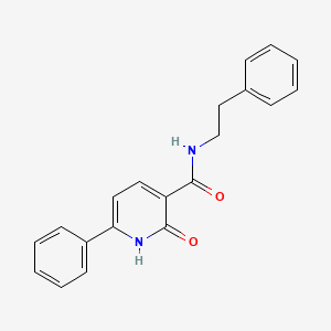 2-hydroxy-6-phenyl-N-(2-phenylethyl)nicotinamide