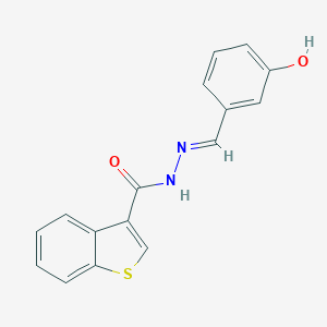 N'-(3-hydroxybenzylidene)-1-benzothiophene-3-carbohydrazide