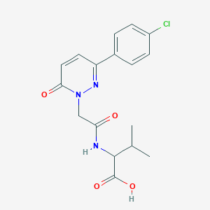 N-{[3-(4-chlorophenyl)-6-oxo-1(6H)-pyridazinyl]acetyl}valine