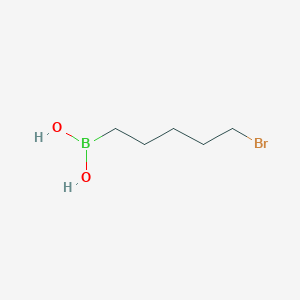 B045191 (5-Bromopentyl)boronic acid CAS No. 120986-85-8