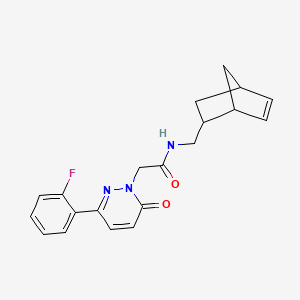 N-(bicyclo[2.2.1]hept-5-en-2-ylmethyl)-2-[3-(2-fluorophenyl)-6-oxopyridazin-1(6H)-yl]acetamide