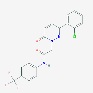 2-[3-(2-chlorophenyl)-6-oxopyridazin-1(6H)-yl]-N-[4-(trifluoromethyl)phenyl]acetamide