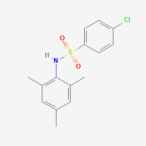 molecular formula C15H16ClNO2S B451920 4-chloro-N-mesitylbenzenesulfonamide CAS No. 197704-21-5