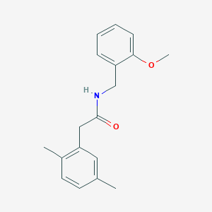 2-(2,5-dimethylphenyl)-N-(2-methoxybenzyl)acetamide