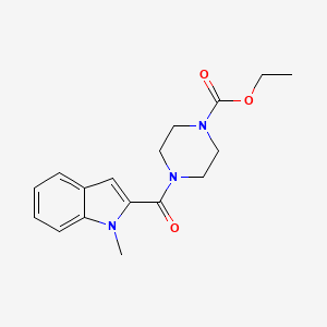 ethyl 4-[(1-methyl-1H-indol-2-yl)carbonyl]piperazine-1-carboxylate