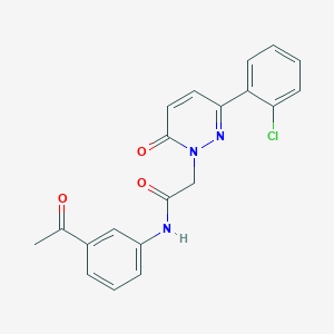 N-(3-acetylphenyl)-2-[3-(2-chlorophenyl)-6-oxopyridazin-1(6H)-yl]acetamide