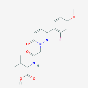 N-{[3-(2-fluoro-4-methoxyphenyl)-6-oxo-1(6H)-pyridazinyl]acetyl}valine