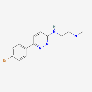 N'-[6-(4-bromophenyl)pyridazin-3-yl]-N,N-dimethylethane-1,2-diamine