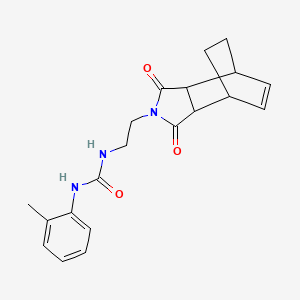 N-[2-(1,3-dioxo-1,3,3a,4,7,7a-hexahydro-2H-4,7-ethanoisoindol-2-yl)ethyl]-N'-(2-methylphenyl)urea