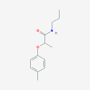 2-(4-methylphenoxy)-N-propylpropanamide