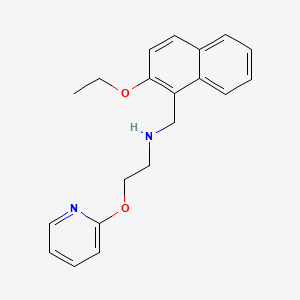 [(2-ethoxynaphthalen-1-yl)methyl][2-(pyridin-2-yloxy)ethyl]amine