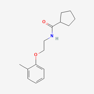 N-[2-(2-methylphenoxy)ethyl]cyclopentanecarboxamide