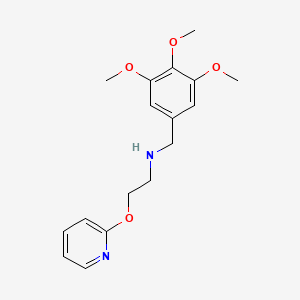 2-(2-pyridinyloxy)-N-(3,4,5-trimethoxybenzyl)ethanamine