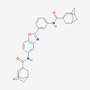N-(2-{3-[(1-adamantylcarbonyl)amino]phenyl}-1,3-benzoxazol-5-yl)-1-adamantanecarboxamide