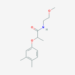 2-(3,4-dimethylphenoxy)-N-(2-methoxyethyl)propanamide