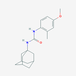 molecular formula C19H26N2O2 B451977 N-(1-adamantyl)-N'-(4-methoxy-2-methylphenyl)urea 