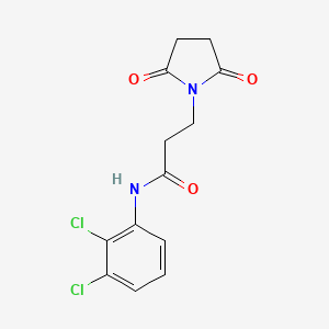 N-(2,3-dichlorophenyl)-3-(2,5-dioxo-1-pyrrolidinyl)propanamide