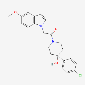 4-(4-chlorophenyl)-1-[(5-methoxy-1H-indol-1-yl)acetyl]-4-piperidinol