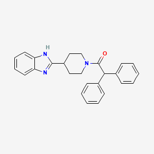 1-[4-(1H-benzimidazol-2-yl)piperidin-1-yl]-2,2-diphenylethanone