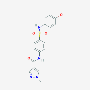 N~4~-{4-[(4-METHOXYANILINO)SULFONYL]PHENYL}-1-METHYL-1H-PYRAZOLE-4-CARBOXAMIDE