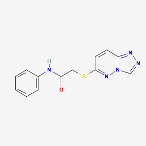 N-phenyl-2-([1,2,4]triazolo[4,3-b]pyridazin-6-ylsulfanyl)acetamide