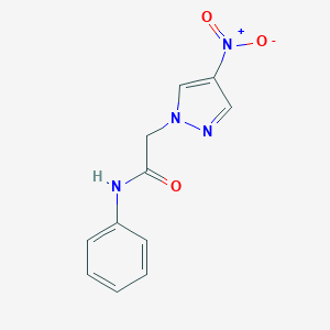 2-(4-nitropyrazol-1-yl)-N-phenylacetamide