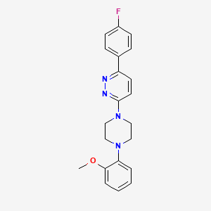 3-(4-Fluorophenyl)-6-[4-(2-methoxyphenyl)piperazin-1-yl]pyridazine