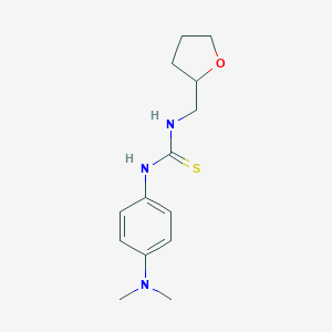 N-[4-(dimethylamino)phenyl]-N'-(tetrahydro-2-furanylmethyl)thiourea