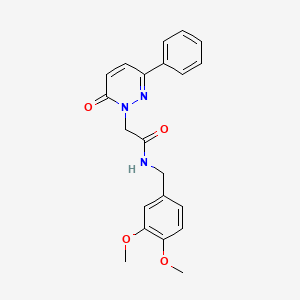 N-(3,4-dimethoxybenzyl)-2-(6-oxo-3-phenyl-1(6H)-pyridazinyl)acetamide