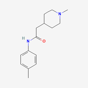 N-(4-methylphenyl)-2-(1-methyl-4-piperidinyl)acetamide