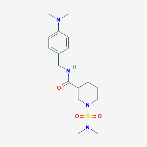 N-[4-(dimethylamino)benzyl]-1-[(dimethylamino)sulfonyl]-3-piperidinecarboxamide