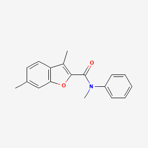 N,3,6-trimethyl-N-phenyl-1-benzofuran-2-carboxamide