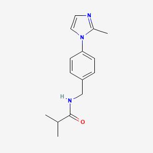 2-methyl-N-[4-(2-methyl-1H-imidazol-1-yl)benzyl]propanamide