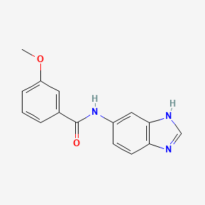 N-(1H-benzimidazol-5-yl)-3-methoxybenzamide