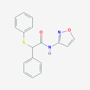 molecular formula C17H14N2O2S B452020 N-3-isoxazolyl-2-phenyl-2-(phenylthio)acetamide 