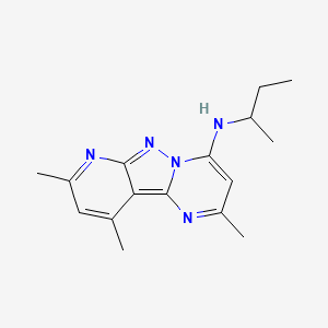 N-butan-2-yl-4,11,13-trimethyl-3,7,8,10-tetrazatricyclo[7.4.0.02,7]trideca-1,3,5,8,10,12-hexaen-6-amine